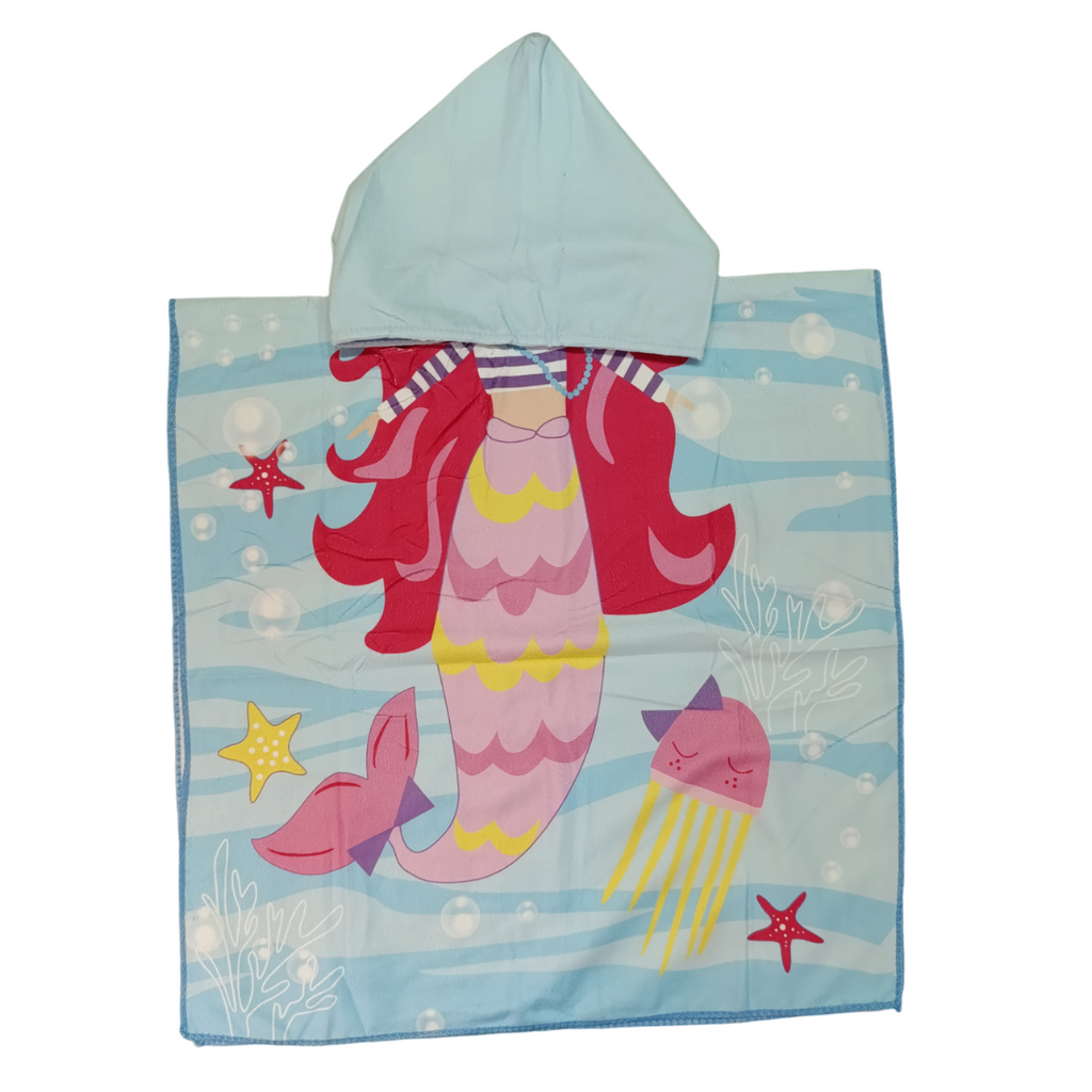 Toalla Poncho De Niño Sirena 2.0