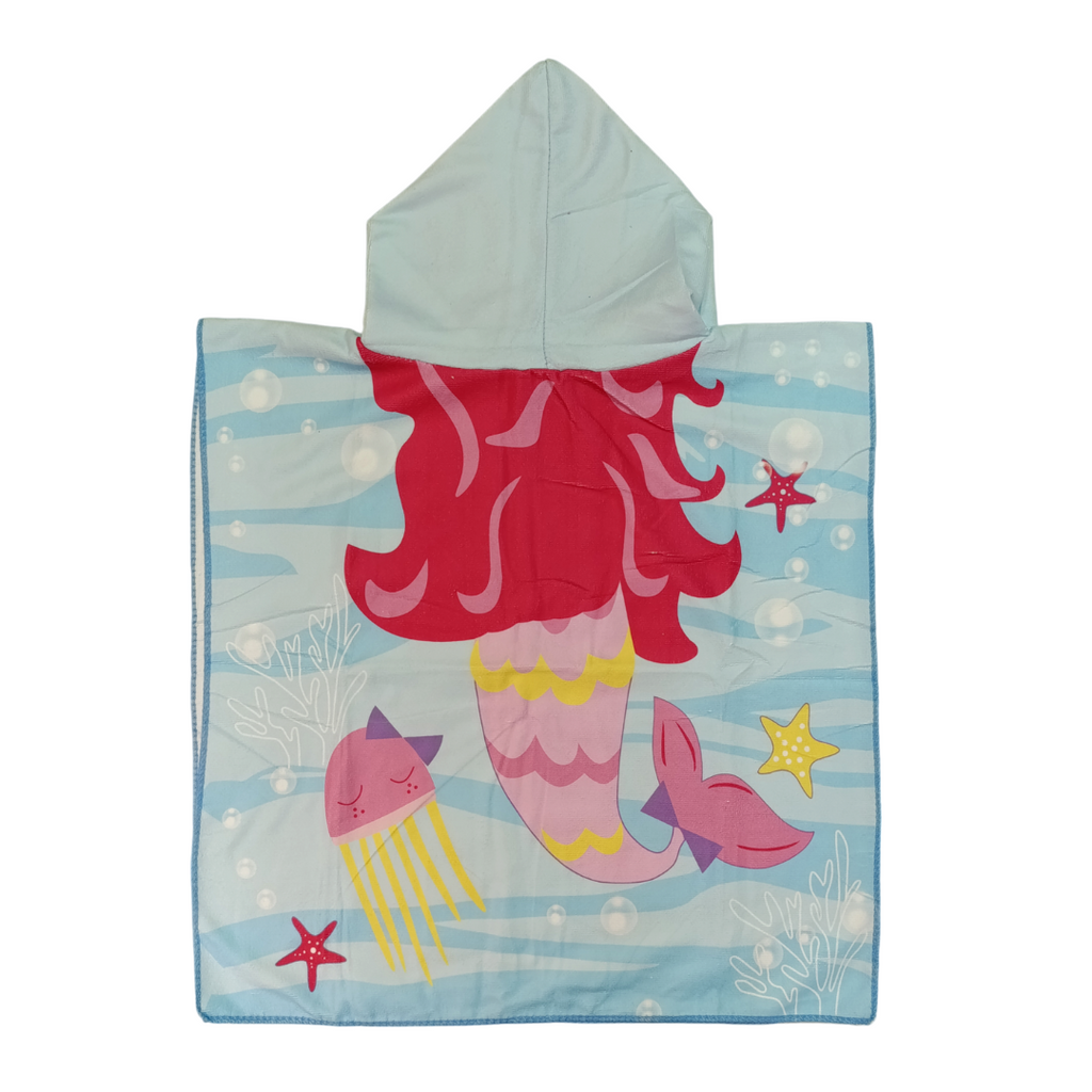 Toalla Poncho De Niño Sirena 2.0