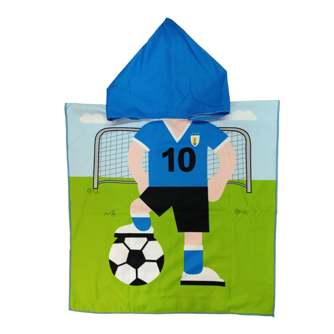 Toalla Poncho De Niño Uruguay