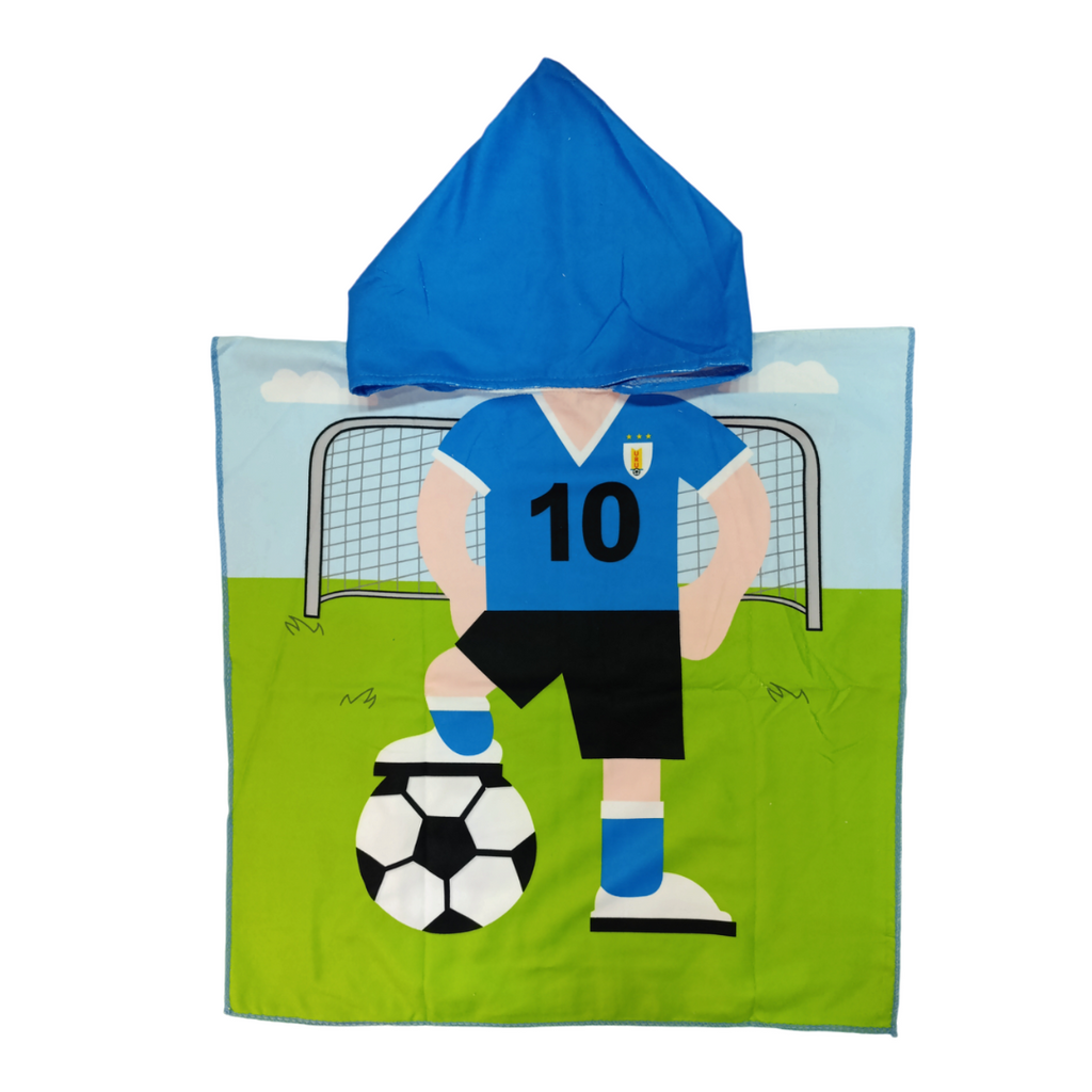 Toalla Poncho De Niño Uruguay