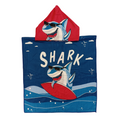 Toalla Poncho De Niño Shark