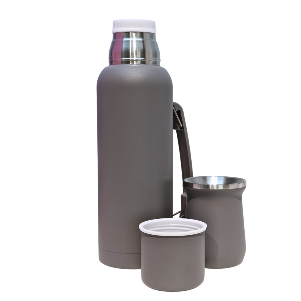 Termo + Mate Set Acero Inoxidable Colores