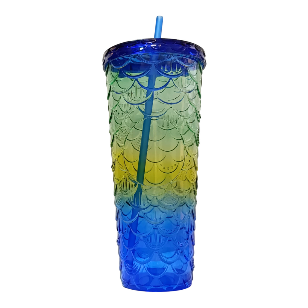 Set 3 en 1 Vaso Texturizado Sirena Degradé