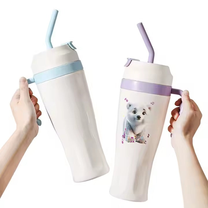 Set Vaso + Botellas Infantil Panda