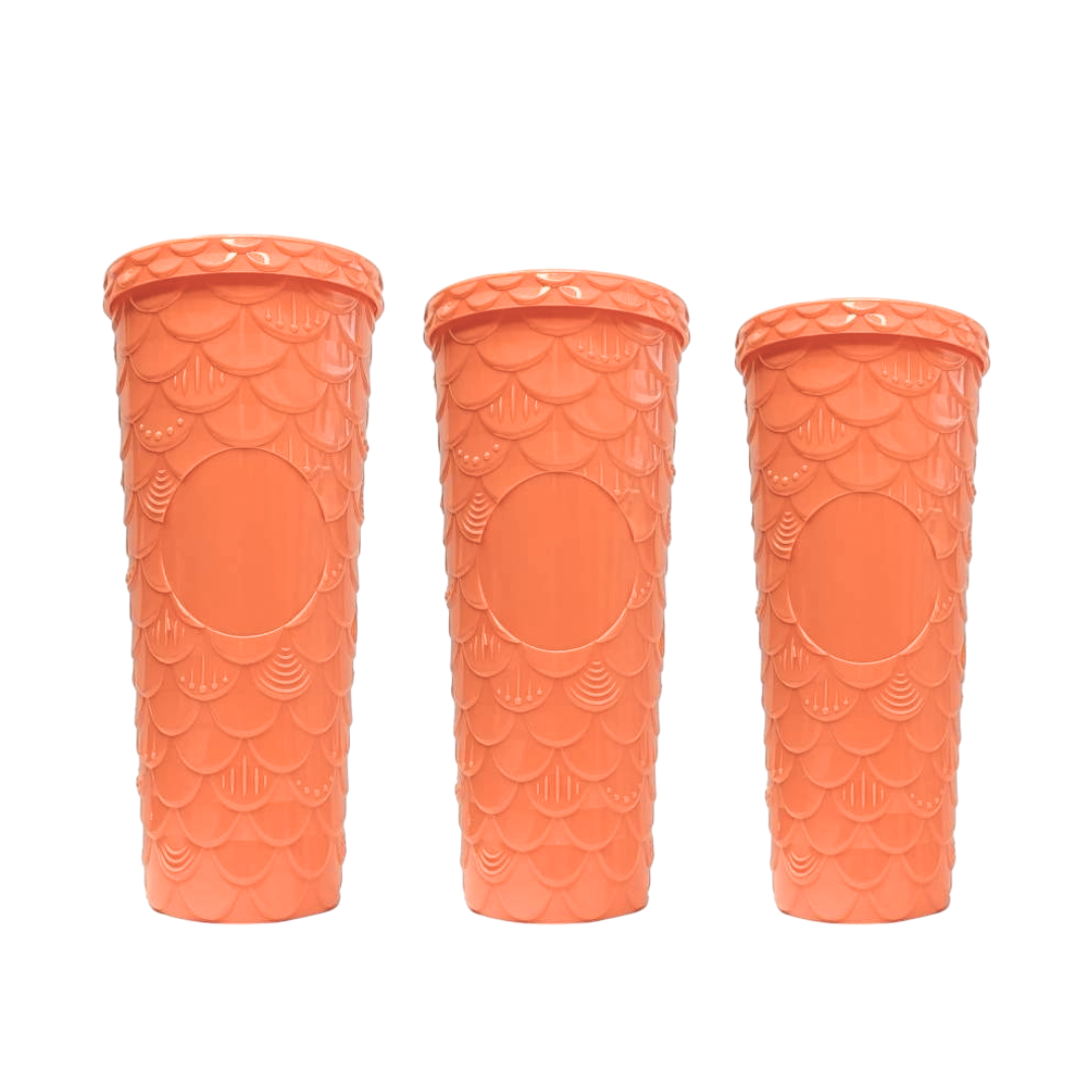 Set Vaso 3 en 1 Texturizado Sirena