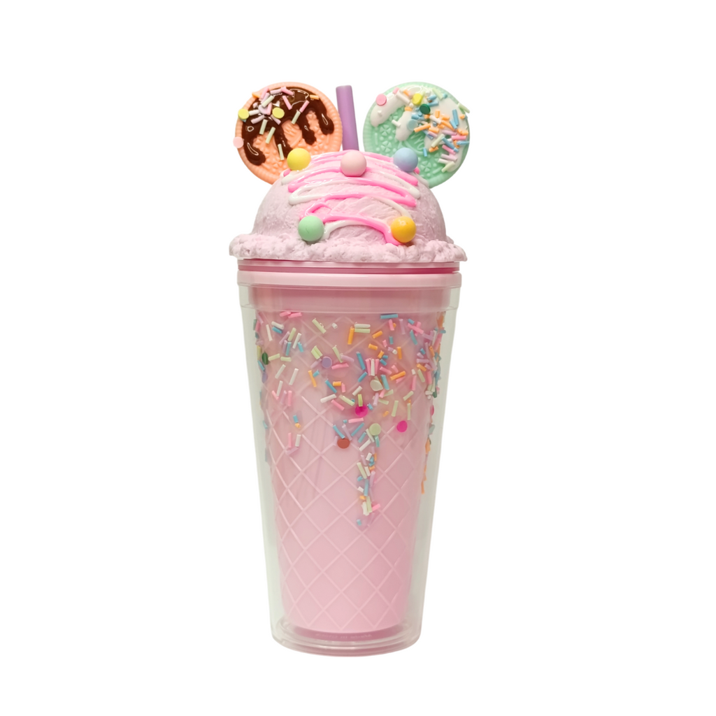 Vaso Acrílico Confetti Helado Galletita