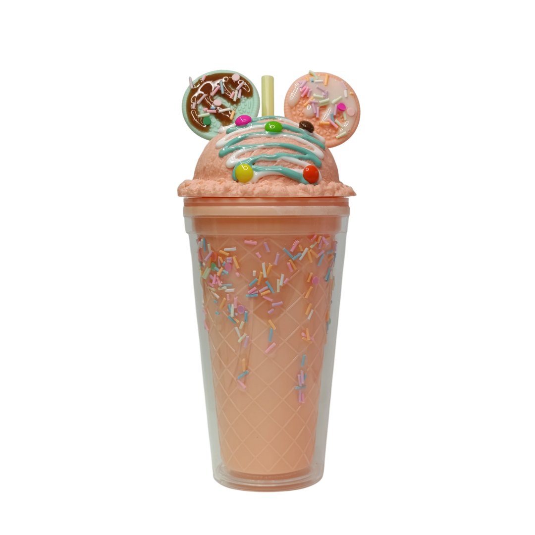 Vaso Acrílico Confetti Helado Galletita