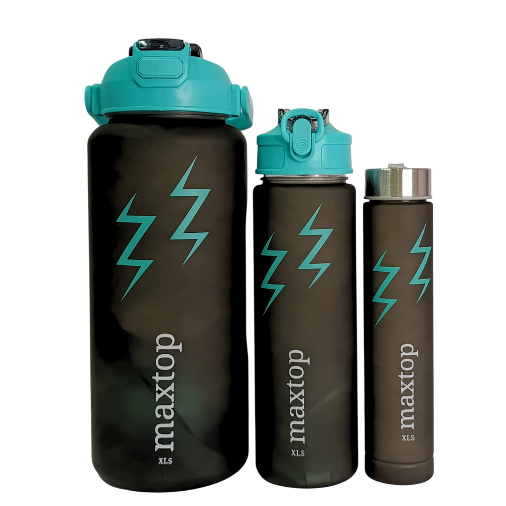 Set Botella Deportiva Turquesa
