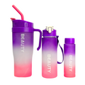 Set Vaso + Botellas Beauty Degradé