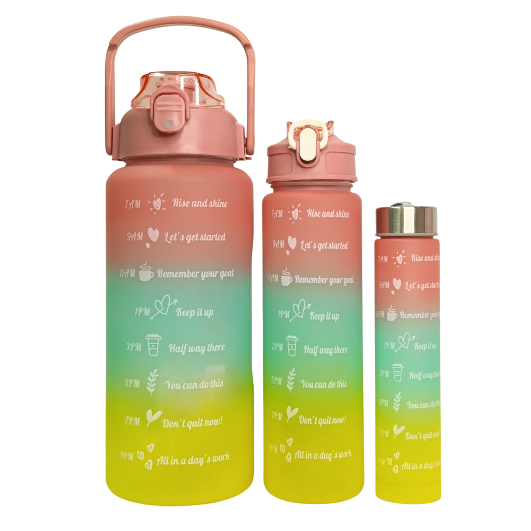 Set Botella Deportiva Motivacional