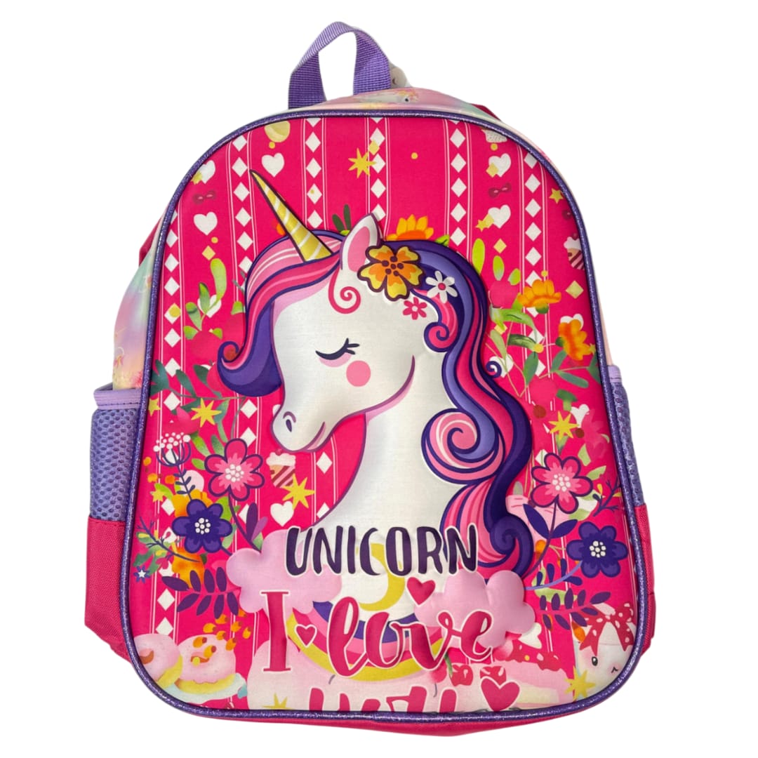 Mochila Infantil Unicorn I Love