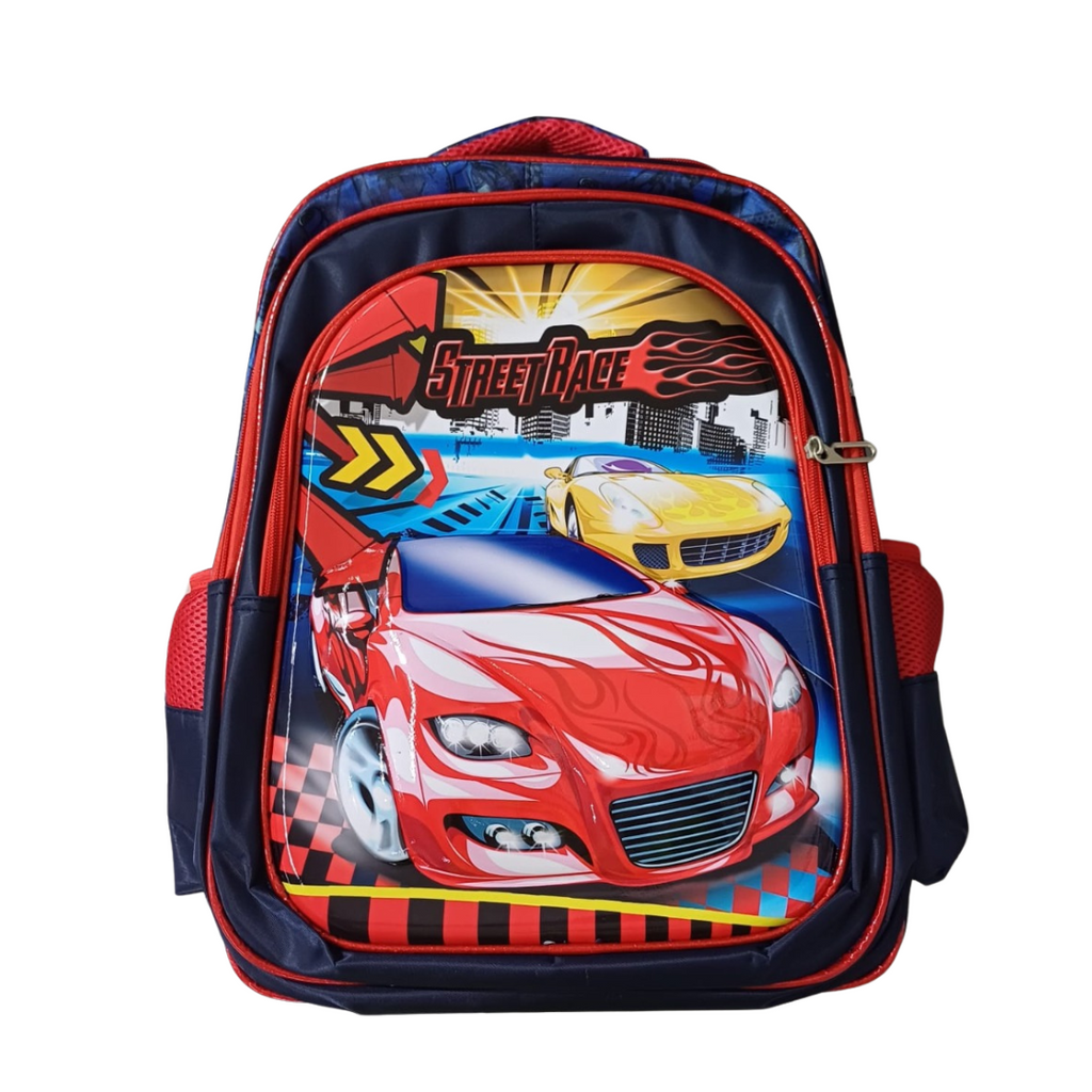 Mochila Infantil Autos 3D
