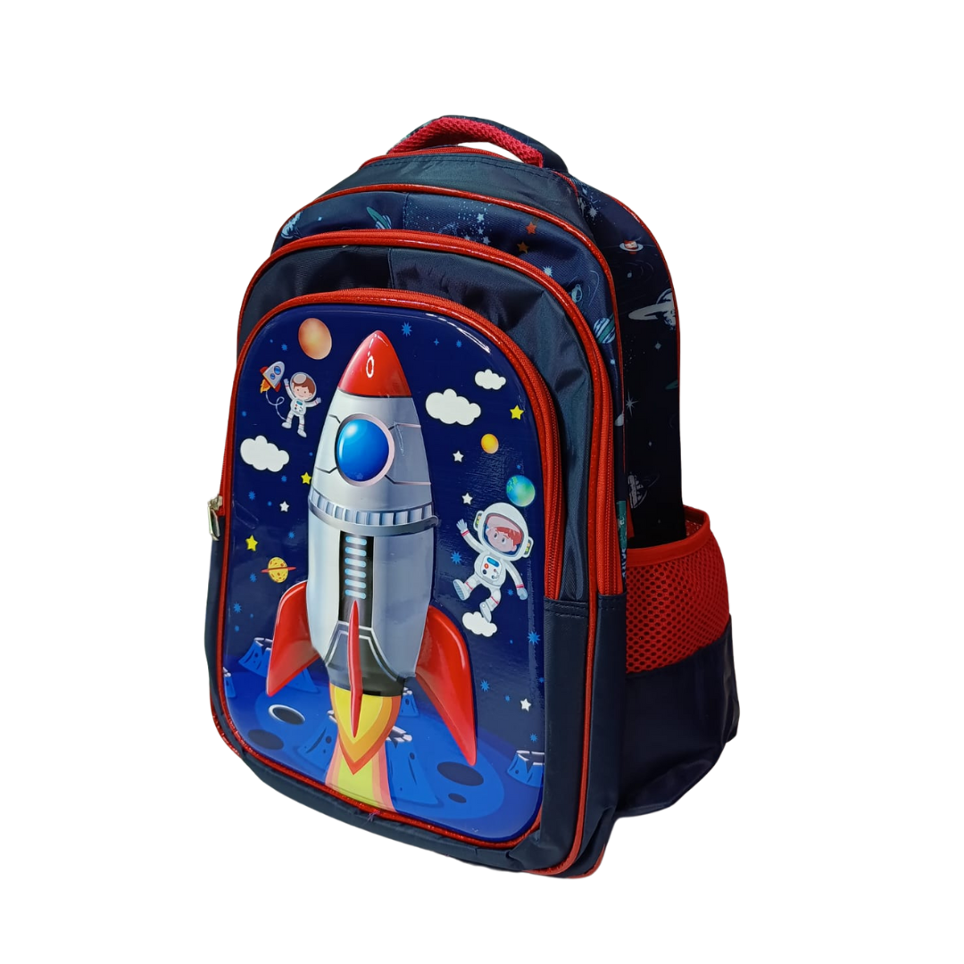 Mochila Infantil Cohete Espacial 3D