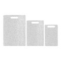 Set x3 Tabla De Cocina Efecto Granito Blanco