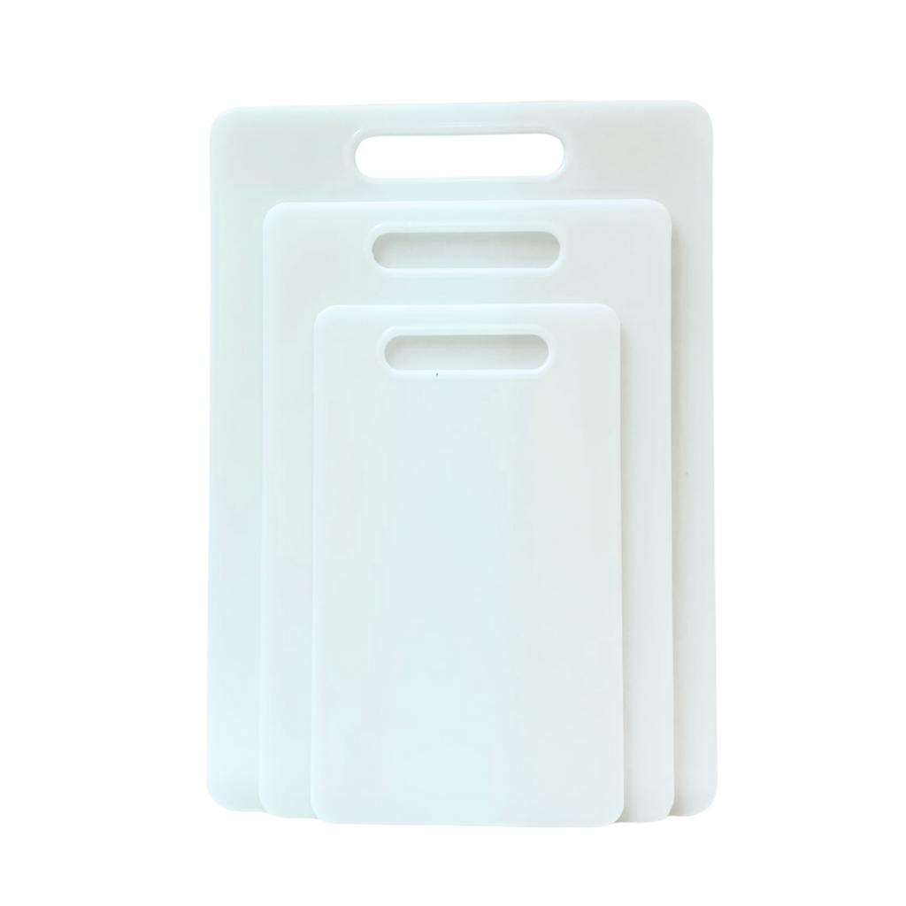 Set x3 Tabla De Cocina Blanco