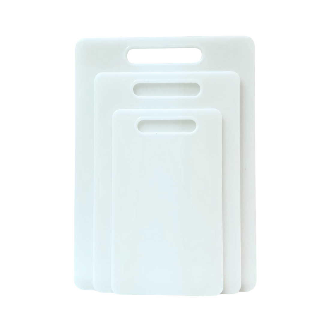 Set x3 Tabla De Cocina Blanco