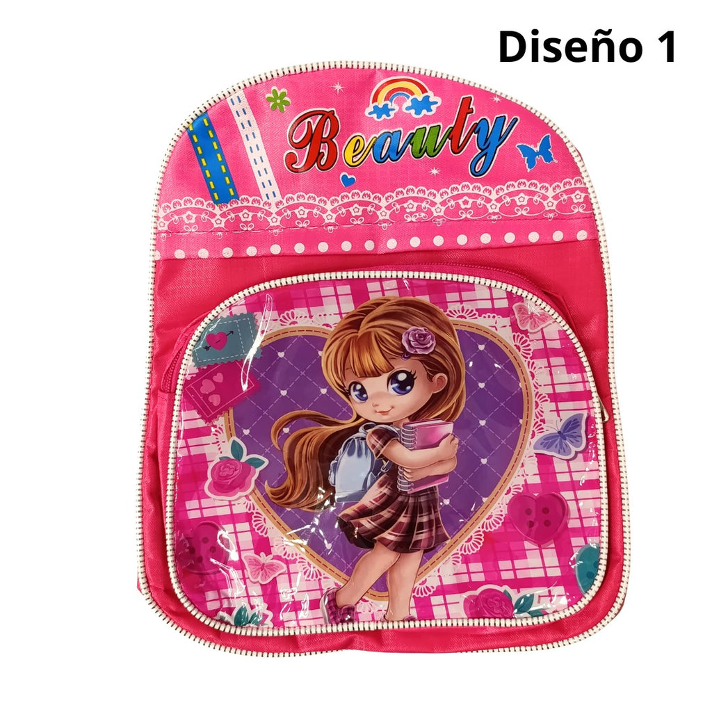 Mochila Infantil Con Diseño Niña