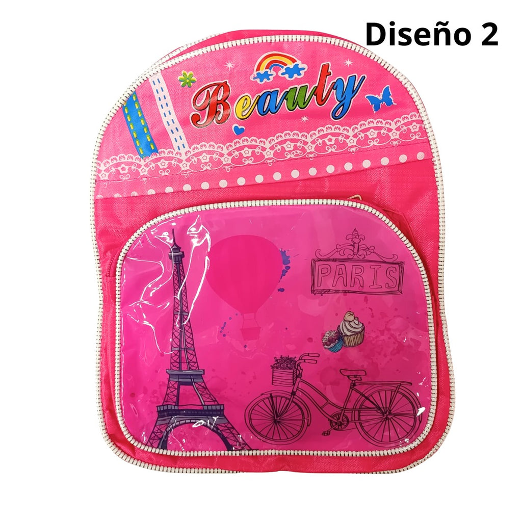 Mochila Infantil Con Diseño Niña