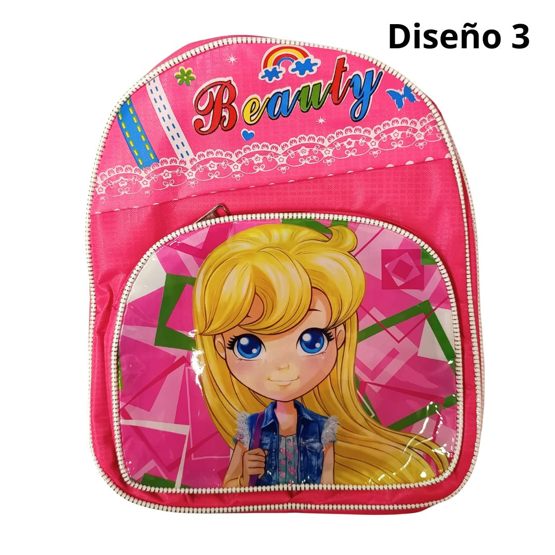 Mochila Infantil Con Diseño Niña