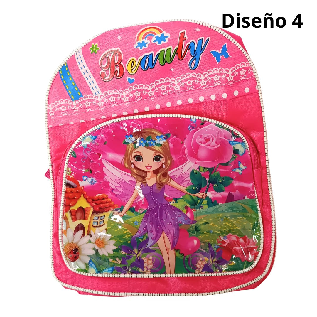 Mochila Infantil Con Diseño Niña
