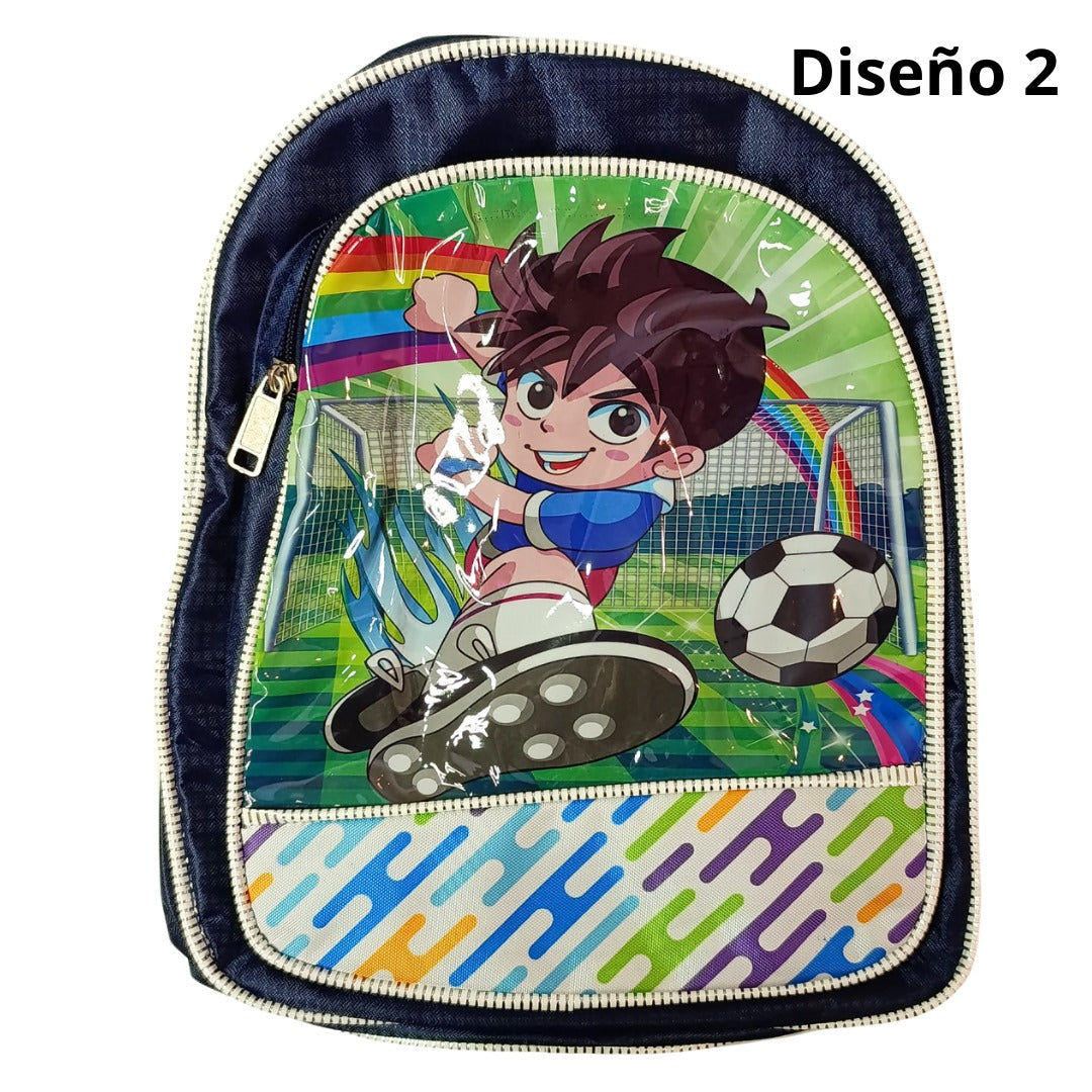 Mochila Infantil Con Diseño Niño