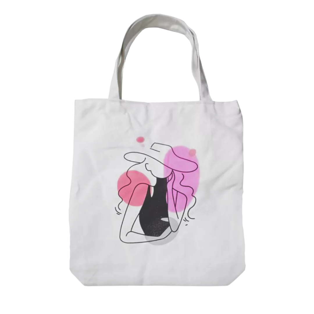 Bolsa De Tela Con Diseño 39 x 36 cm
