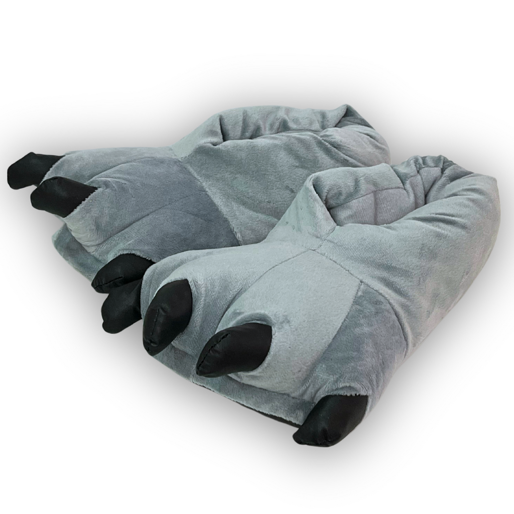 Pantuflas de Peluche Caniche Color Negro