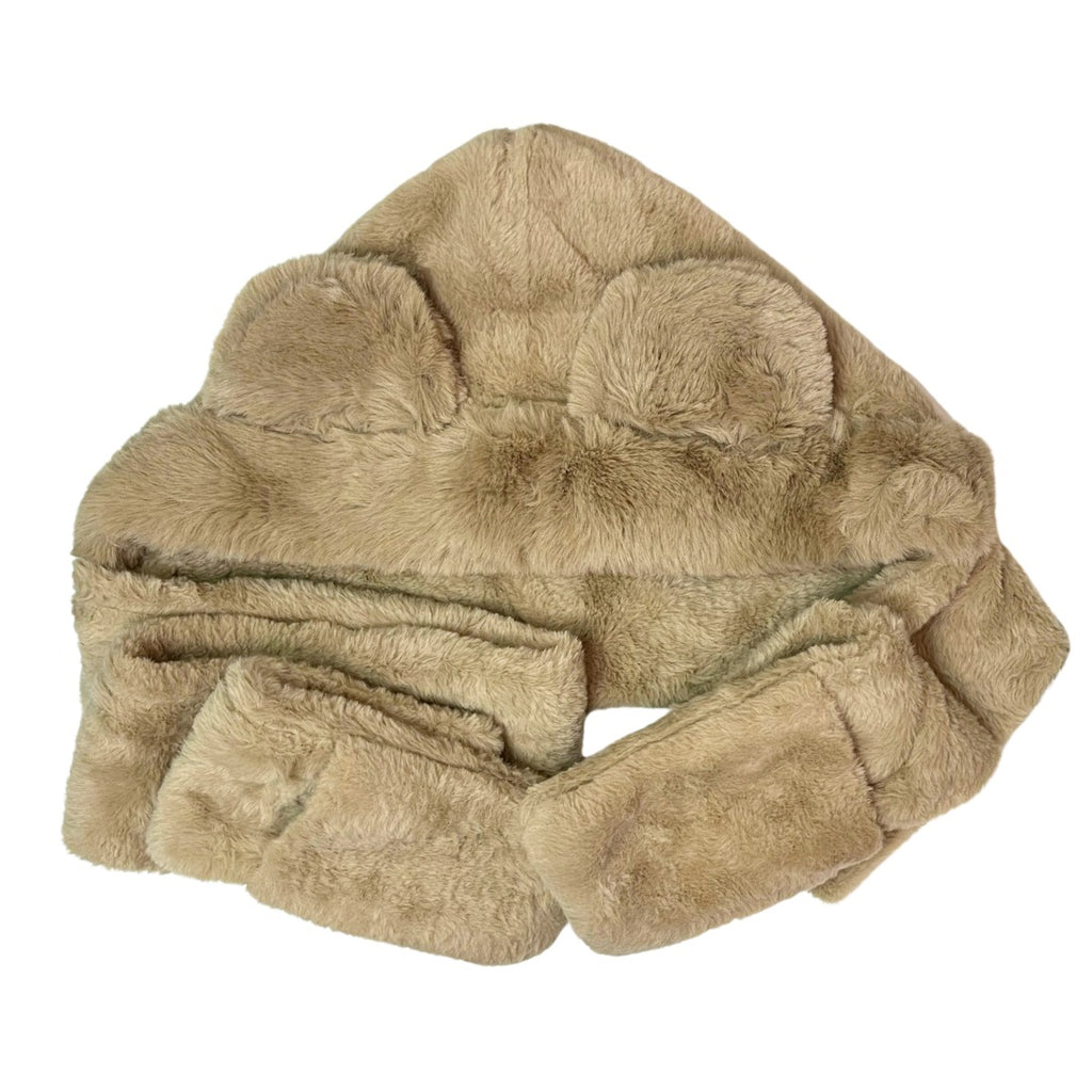 Gorro Bufanda de Osito Con Guantes Liso