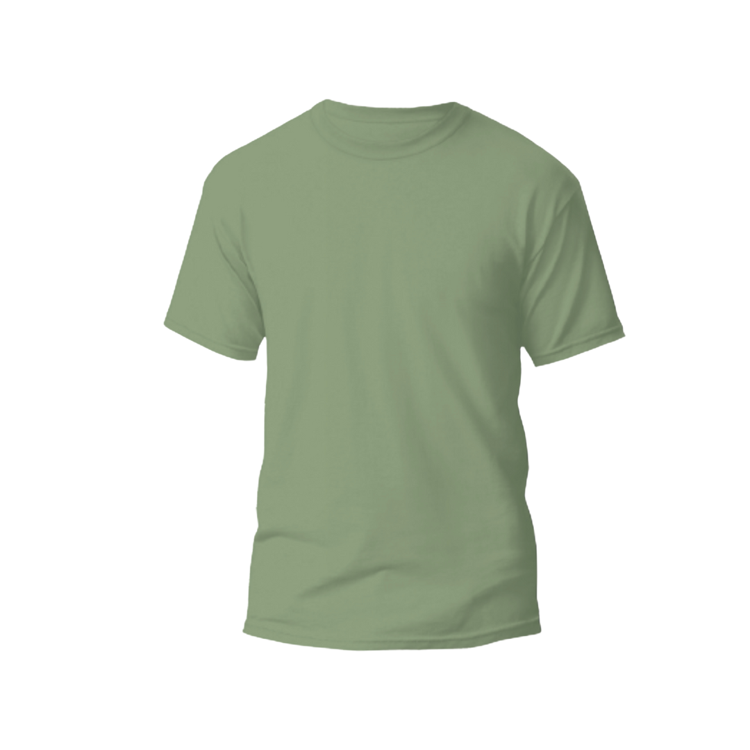 Camiseta Poliéster Adulto Verde militar