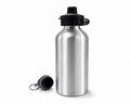 Caramañola Doble Tapón Plateada 500 mL