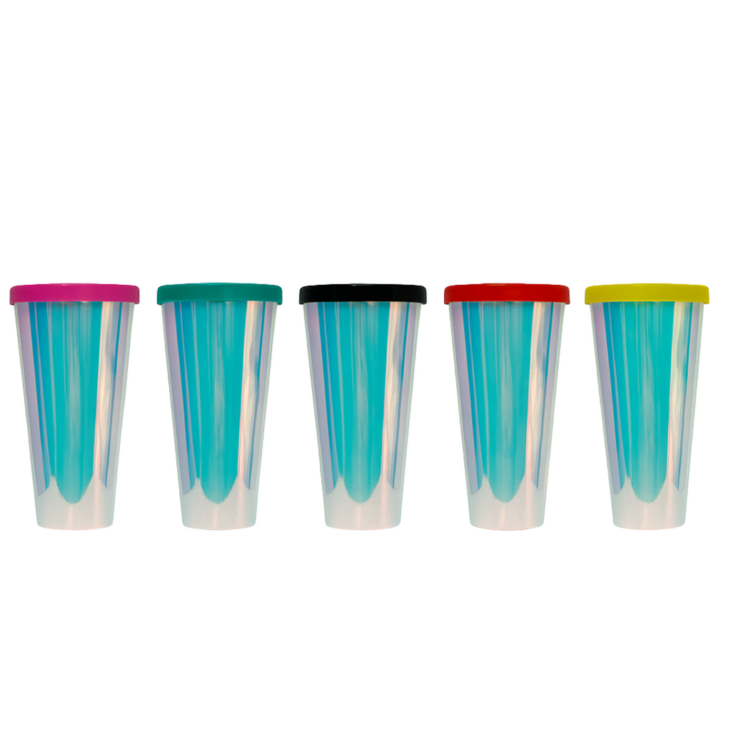 Vaso Plástico Tornasolado
