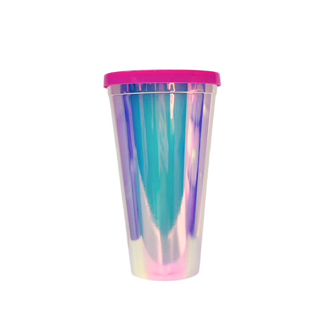 Vaso Plástico Tornasolado