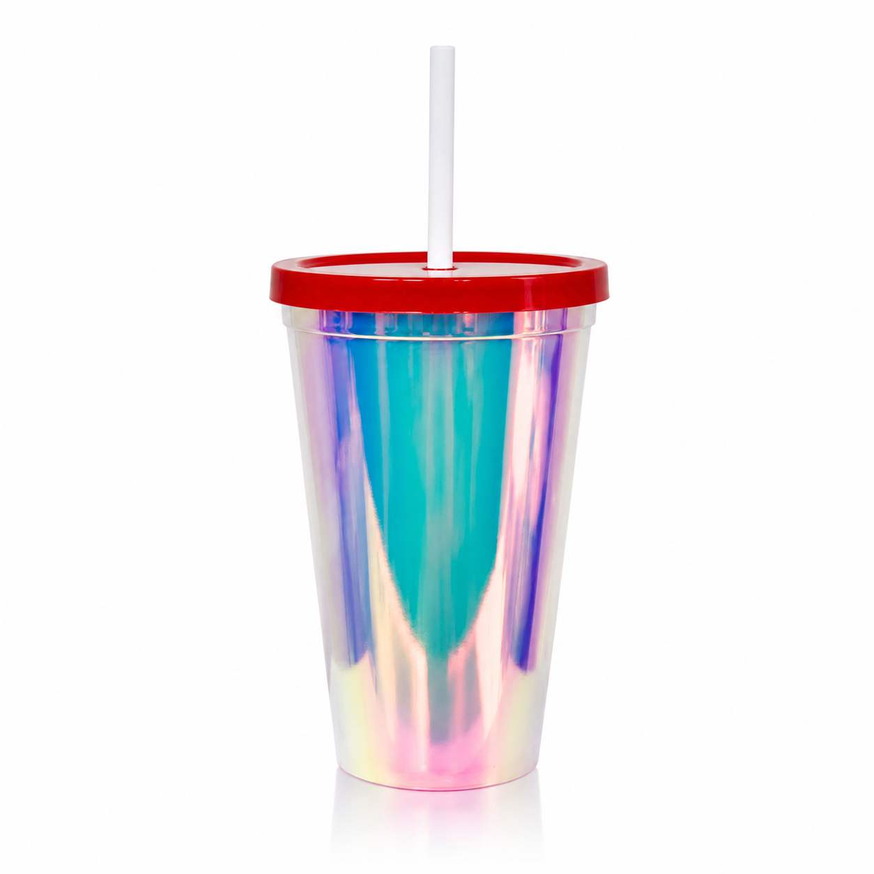 Vaso Plástico Tornasolado