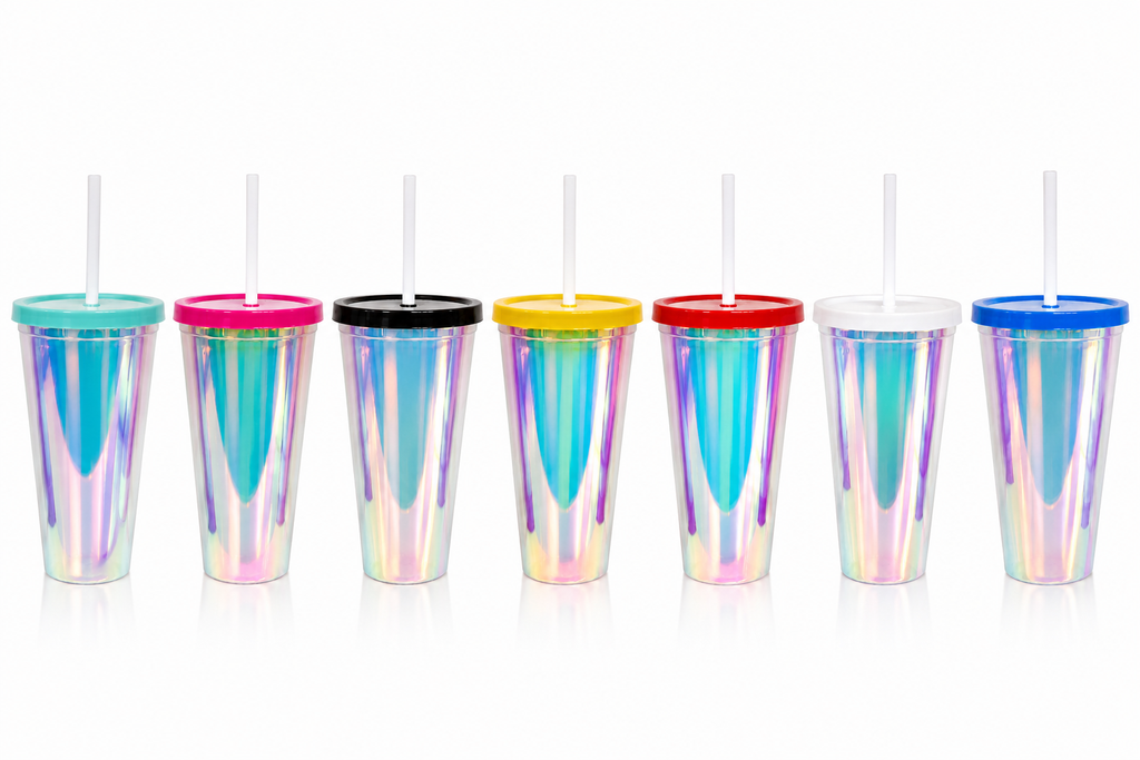 Vaso Plástico Tornasolado