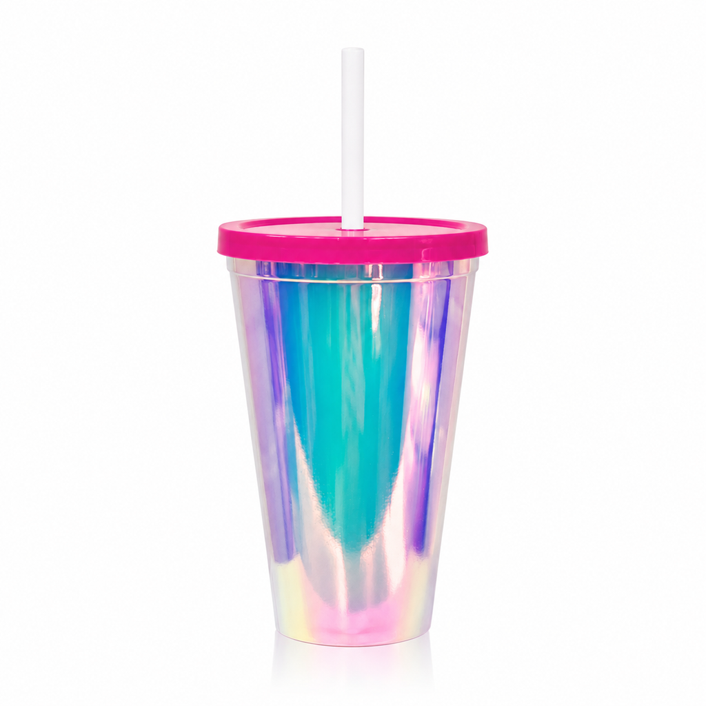 Vaso Plástico Tornasolado
