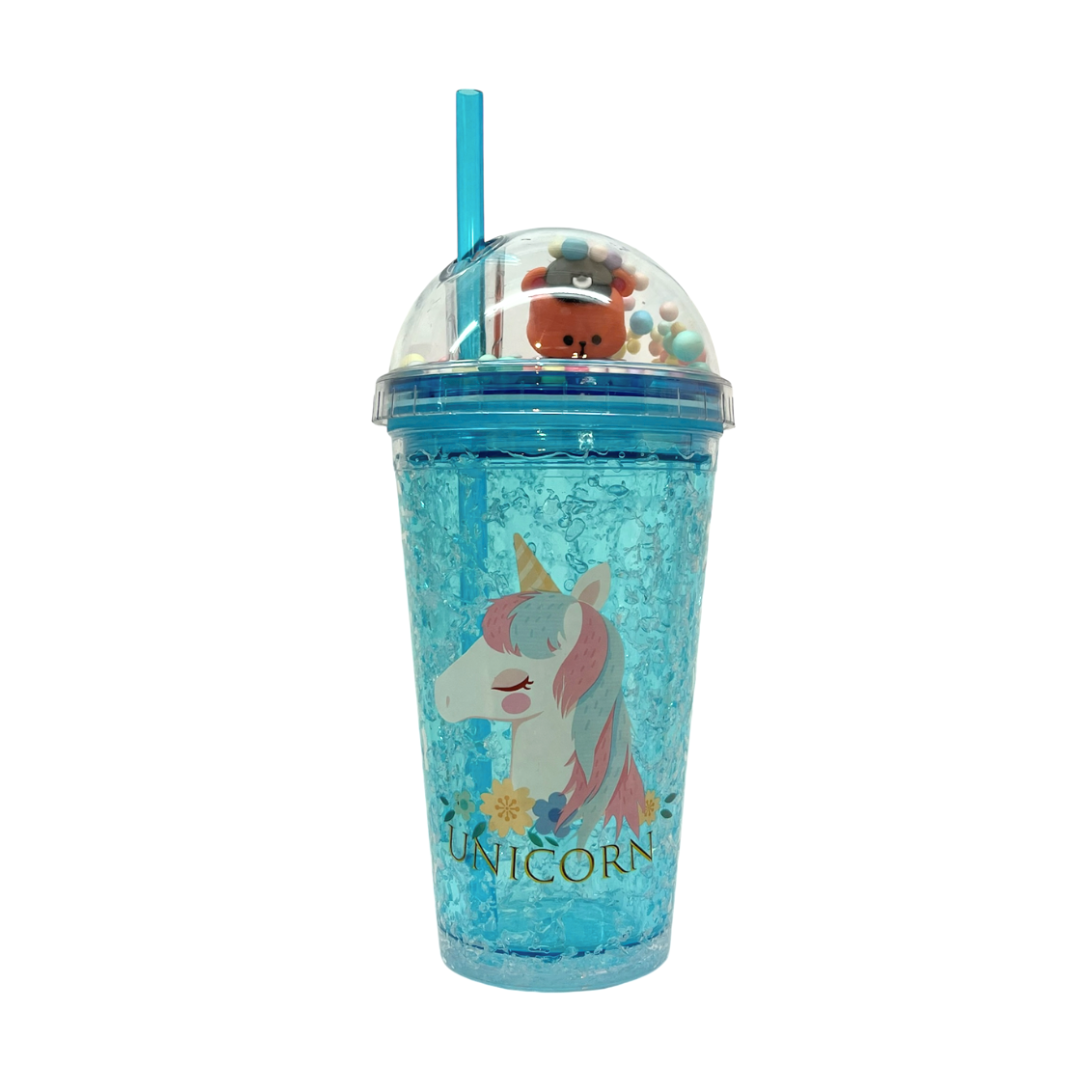 Vaso Acrílico Diseño Unicornio