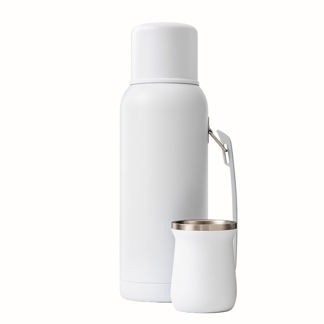 Termo + Mate Set Acero Inoxidable