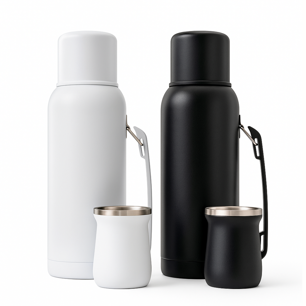 Termo + Mate Set Acero Inoxidable