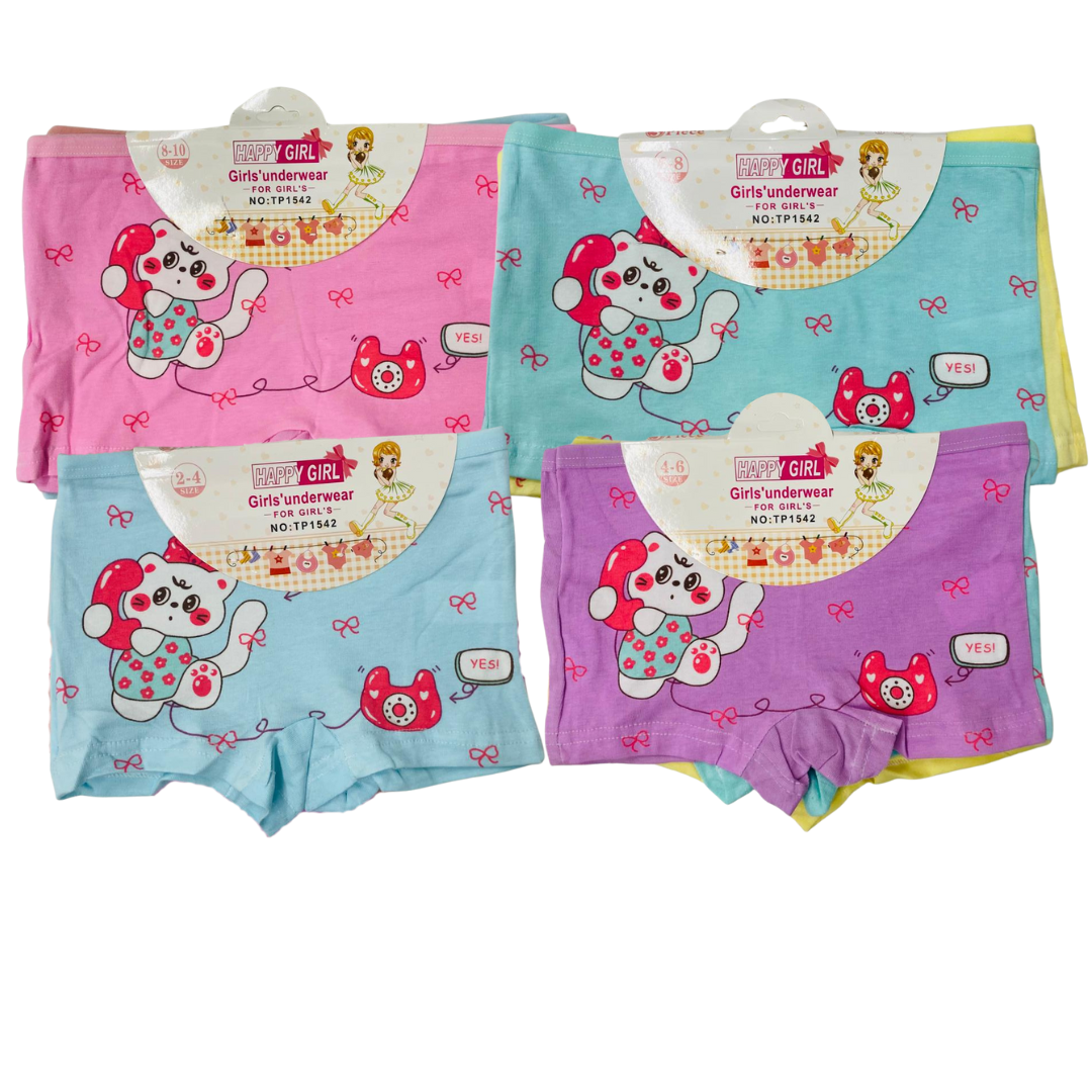 Bóxer Infantil Niña Docena