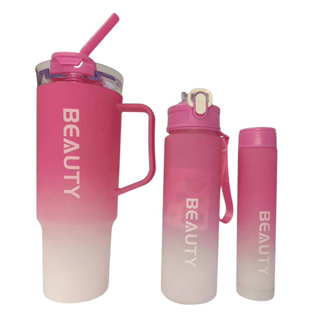 Set Vaso + Dos Botellas Matte Beauty