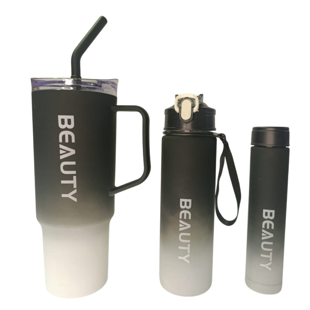 Set Vaso + Dos Botellas Matte Beauty