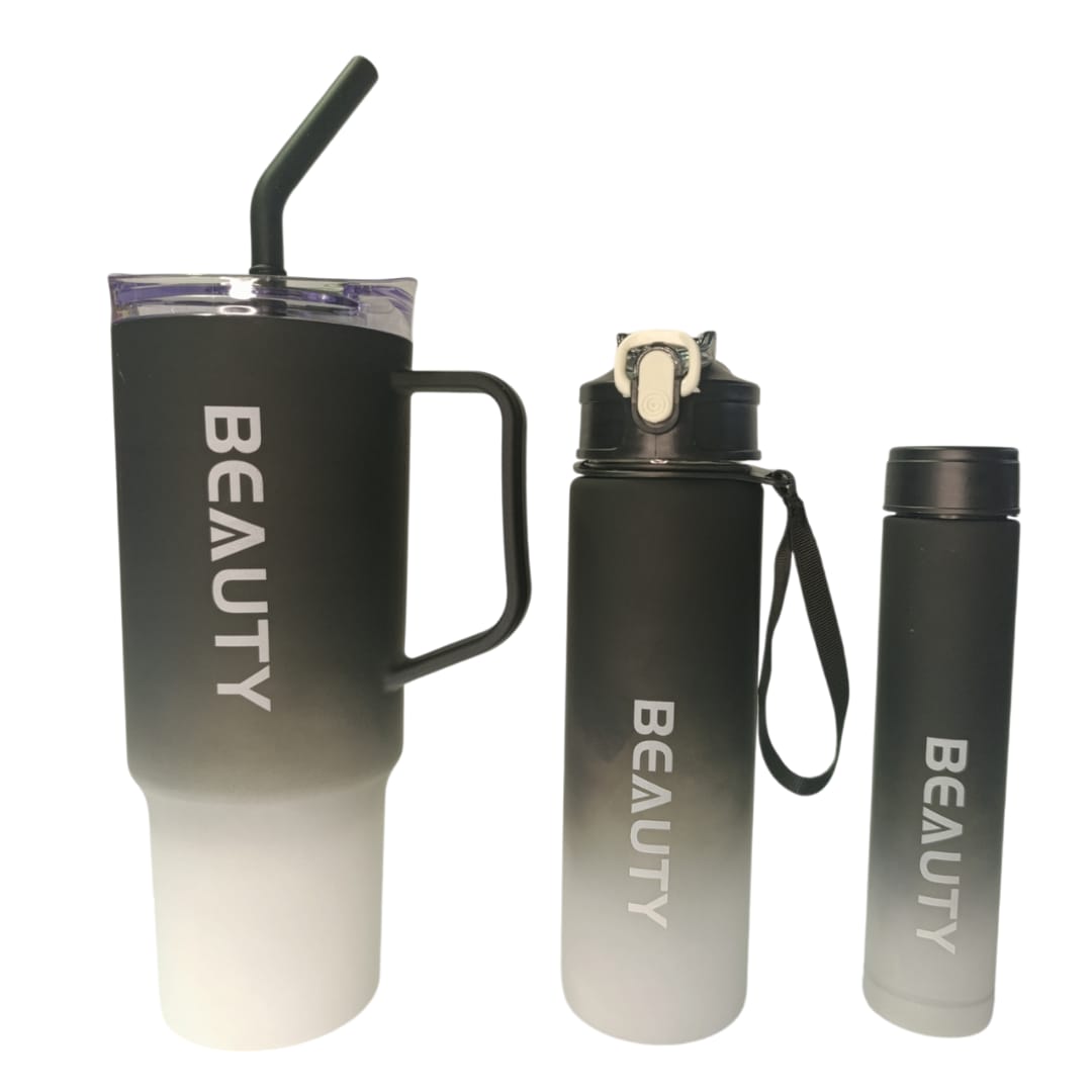 Set Vaso + Dos Botellas Matte Beauty