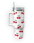 Vaso Térmico Trendy con Estampado Cereza