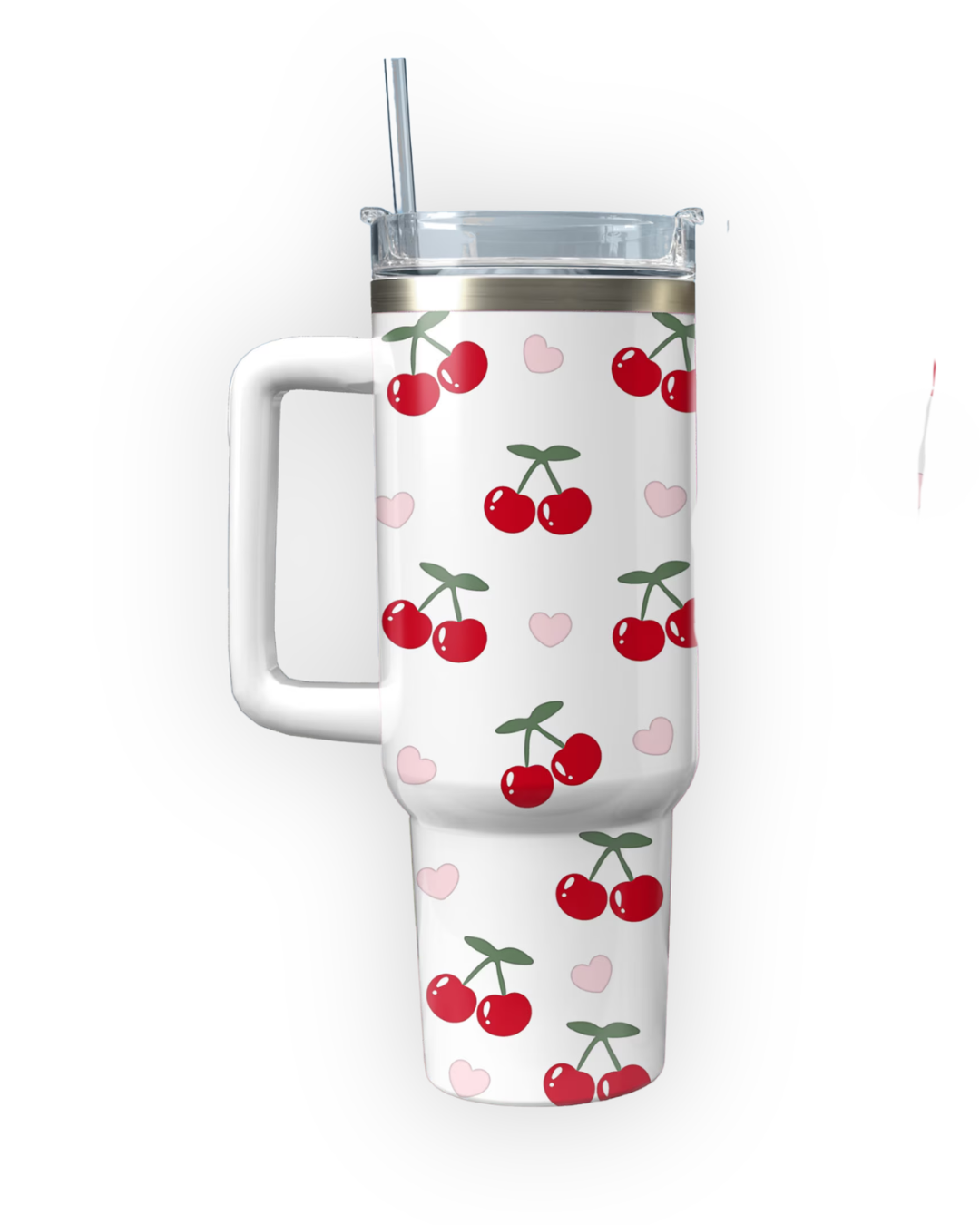 Vaso Térmico Trendy con Estampado Cereza