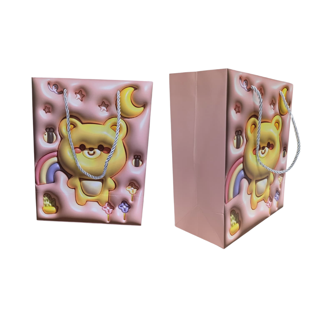 Pack 12 Bolsas Pequeñas de Regalo-Colección "Soft 3D" Animalitos