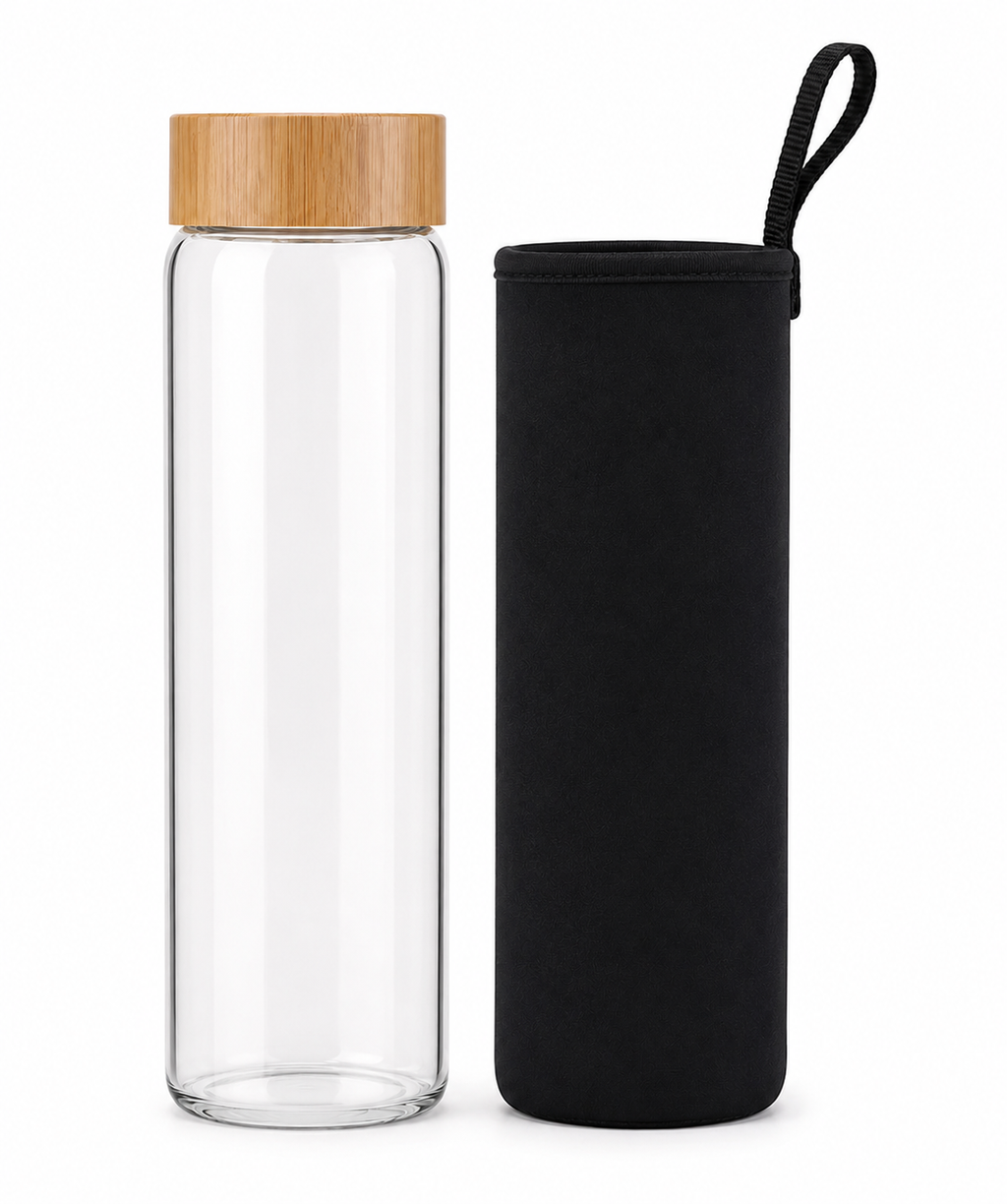 Botella de Vidrio Transparente 800 ml