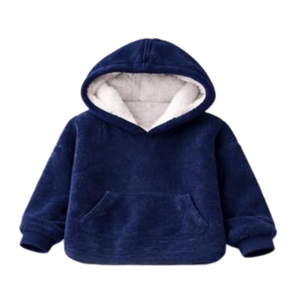 Poncho Infantil Plush con Capucha