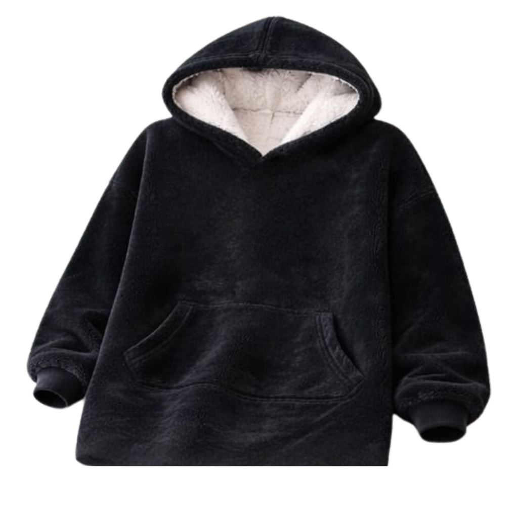 Poncho Adulto Plush con Capucha
