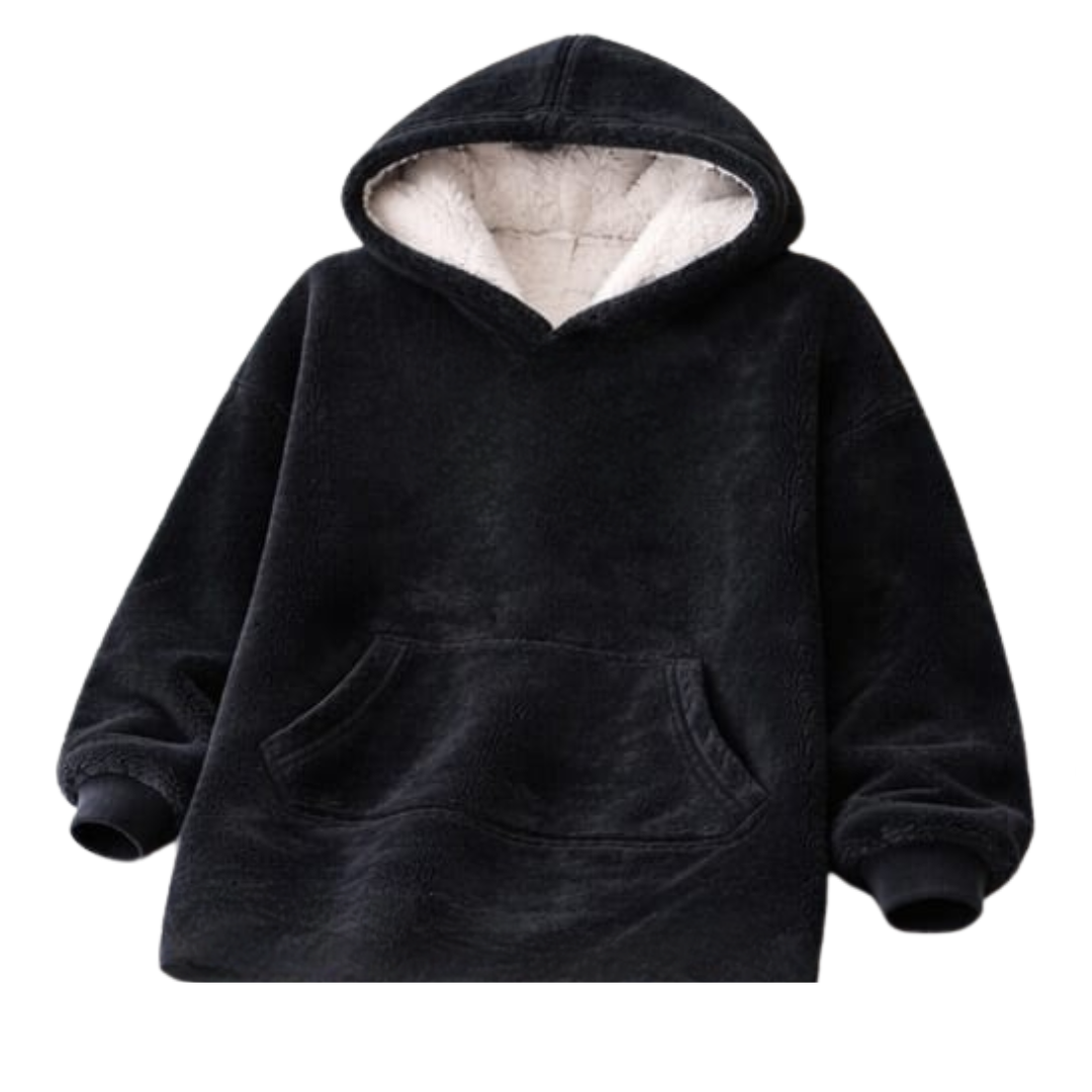 Poncho Adulto Plush con Capucha