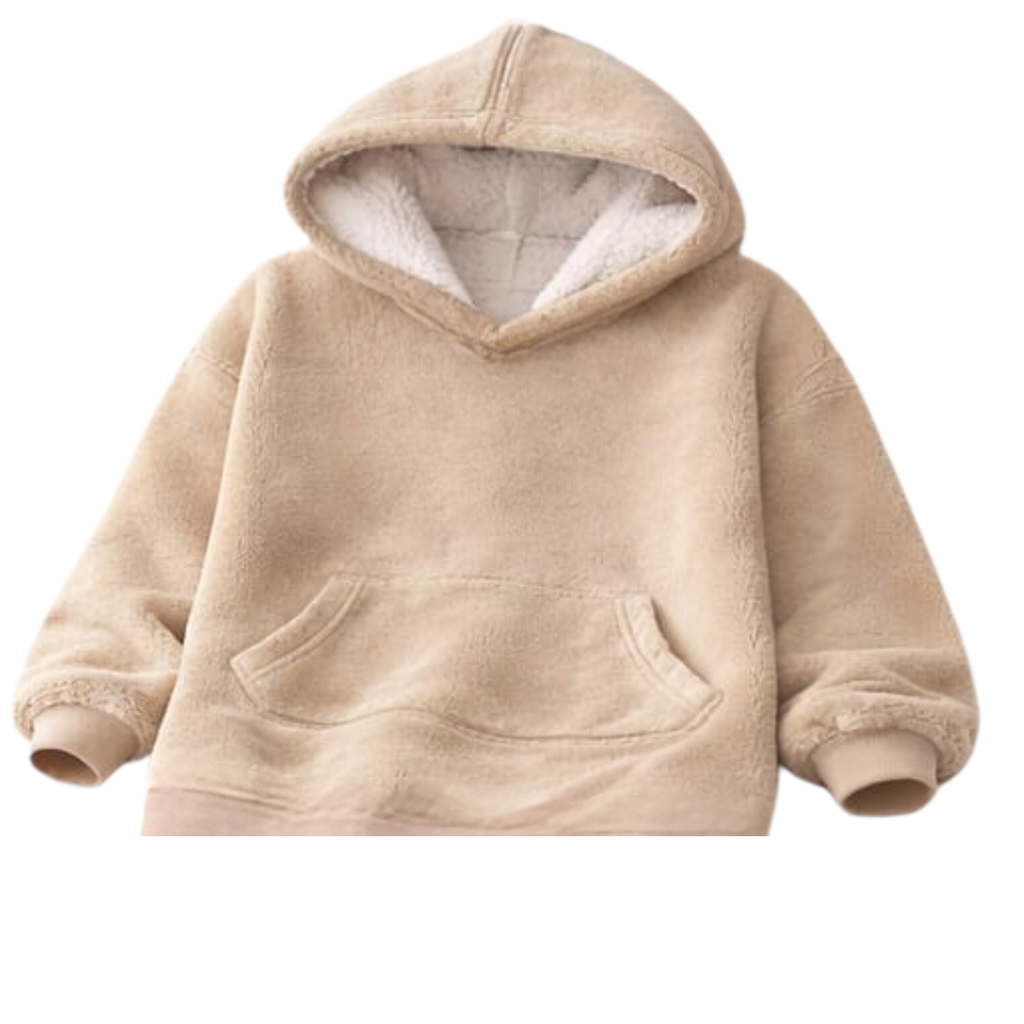 Poncho Adulto Plush con Capucha